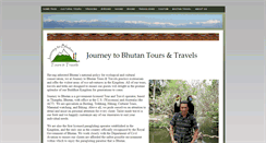 Desktop Screenshot of journeytobhutantravels.com